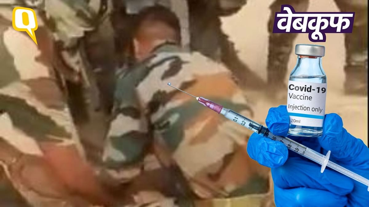 कोरोना वैक्सीन लगाने से नहीं बेहोश हुए भारतीय सेना के जवान, झूठा है दावा