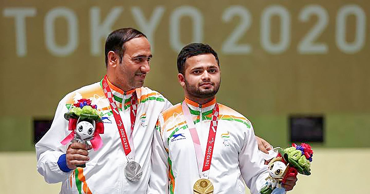 Tokyo Paralympics : शूटिंग में मनीष नरवाल ने गोल्ड, सिंहराज ने सिल्वर मेडल जीता
