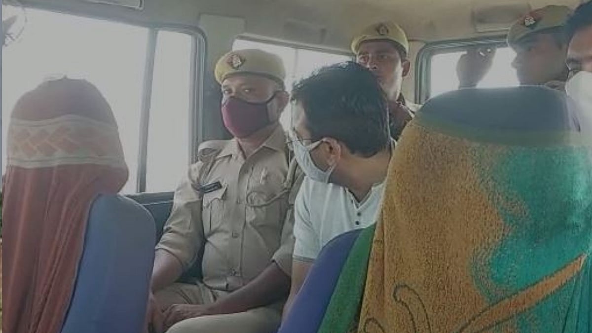 लखीमपुर खीरीः आशीष मिश्र को घटनास्थल पर ले गई SIT, क्राइम सीन किया गया रिक्रिएट