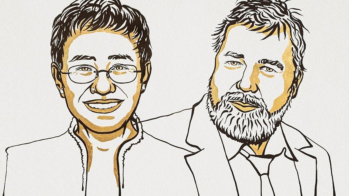 Nobel Prize| मारिया रेसा और दिमित्री मुराटोव को मिला नोबेल शांति पुरस्कार