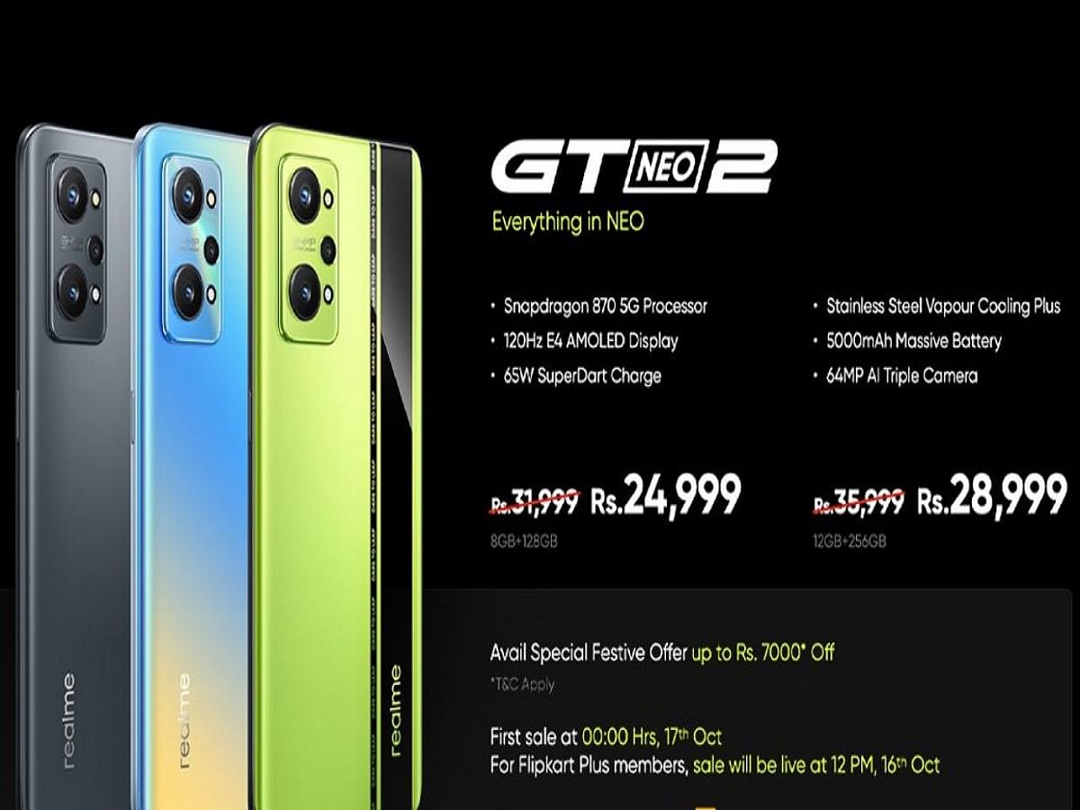 Realme GT Neo 2 5G फोन भारत में लॉन्च हुआ, कीमत ₹24,999, देखें फीचर्स
