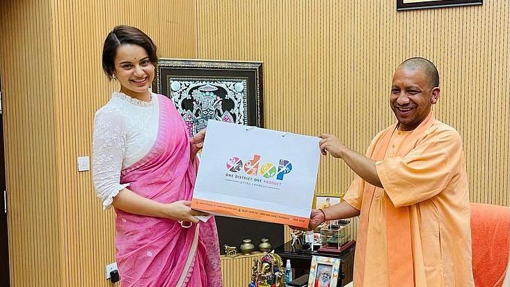 फिल्म अभिनेत्री कंगना रनौत को UP सरकार ने बनाया ODOP का Brand Ambassador