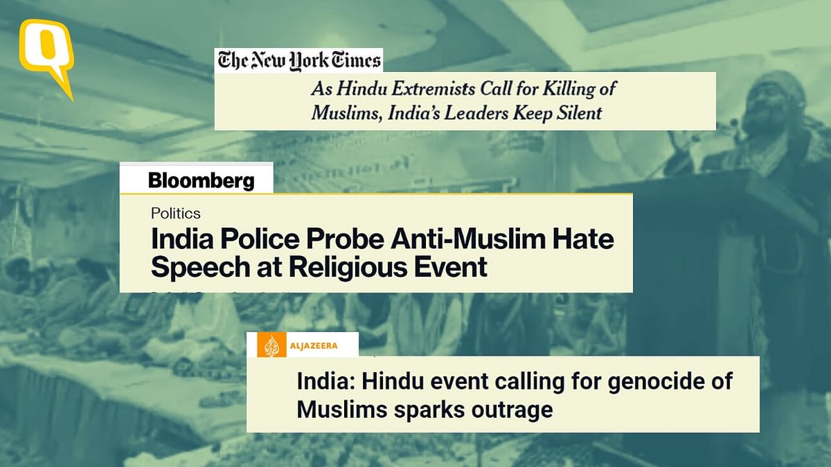 'धर्म संसद' में मुसलमानों के खिलाफ भड़काऊ बयान, विदेशी मीडिया ने क्या कहा
