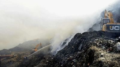 गाजीपुर लैंडफिल साइट में आग का मामला, MCD पर 50 लाख का जुर्माना