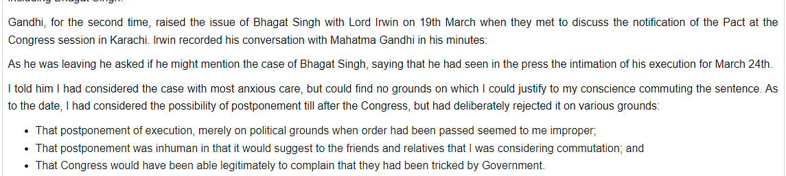 महात्मा गांधी ने वाइसरॉय लॉर्ड इरविन से एक नहीं कई बार Bhagat Singh की फांसी पर पुनिर्विचार करने का आग्रह किया