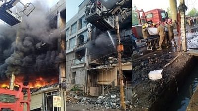 दिल्ली मुंडका अग्निकांड: टॉप फ्लोर पर रहता था बिल्डिंग का फरार मालिक