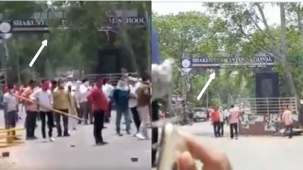 दावा किया गया कि BJP वाले बम लेकर आए थे और कानपुर हिंसा के लिए वही जिम्मेदार हैं, जबकि वीडियो जुलाई 2021 का है.