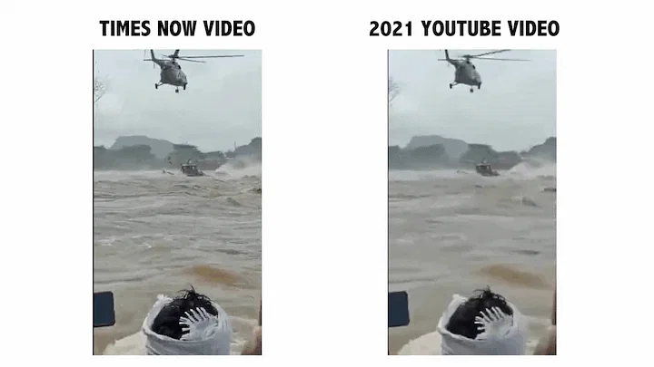 बाढ़ में फंसे लोगों को रेस्क्यू करते हेलीकॉप्टर का वीडियो Times Now, India Today जैसे कई चैनलों ने गलत दावे से चलाया