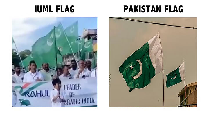 सुरेश चव्हाणके समेत कई यूजर्स ने IUML के झंडों वाले वीडियो को गलत नैरेटिव के साथ शेयर किया