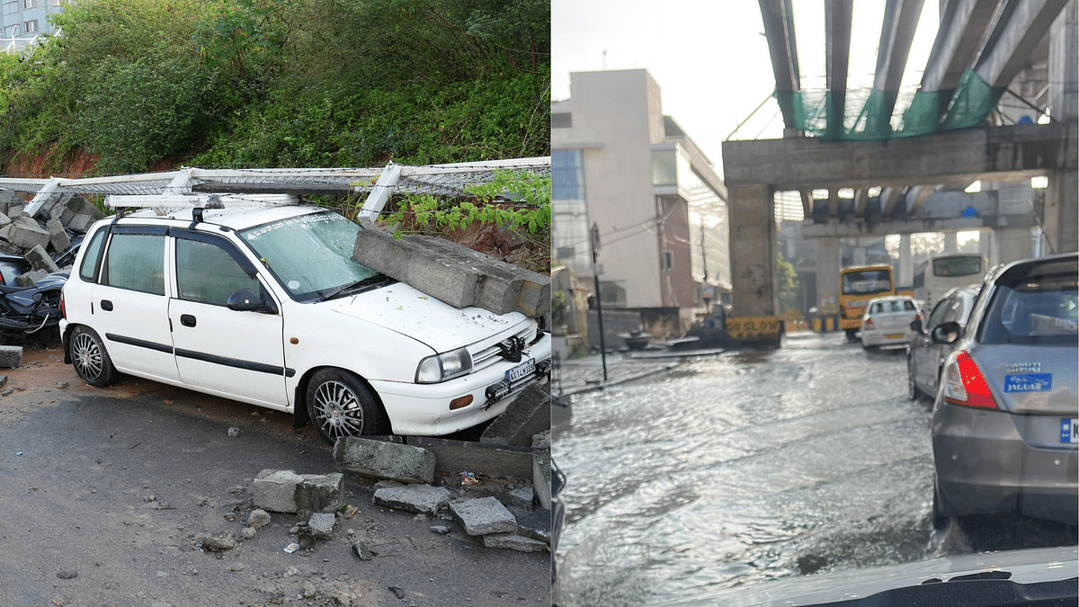एंबुलेंस फंसी, कारें डूबी- बेंगलुरु में फिर आफत बनी भीषण बारिश- देखें तस्वीरें