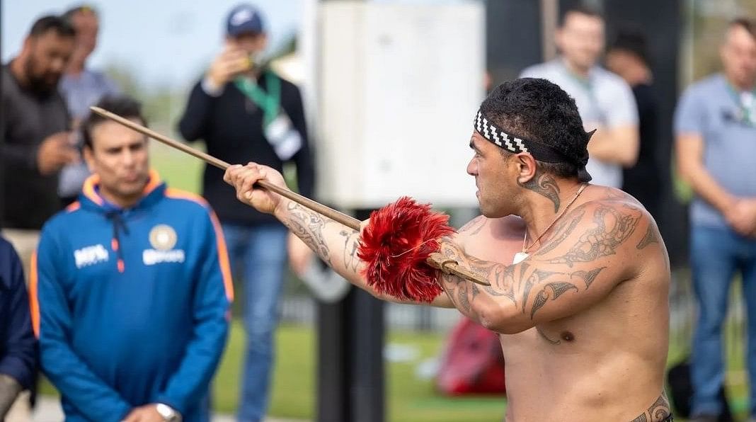 IND vs NZ: माउंट माउंगानुई में भारतीय टीम का पारंपरिक ‘माओरी’ स्वागत,10 तस्वीरें