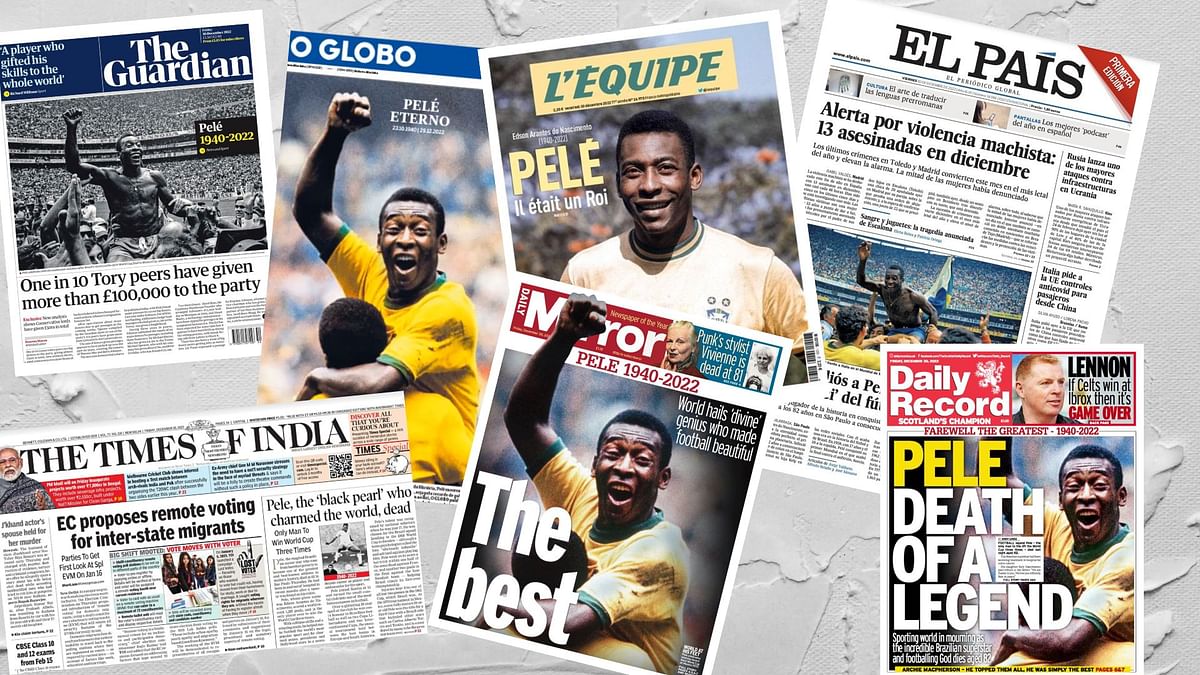 "किंग पेले अलविदा"- महान फुटबॉलर Pele के निधन पर दुनिया के अखबारों में क्या छपा?
