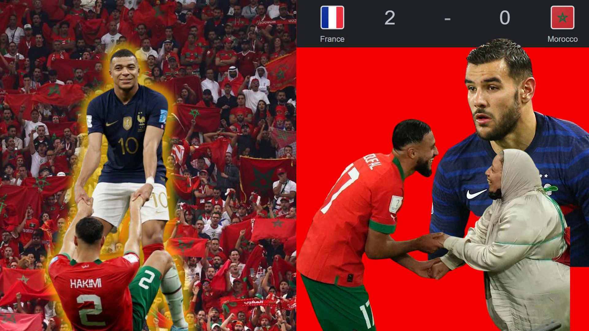<div class="paragraphs"><p>France vs Morocco सेमीफाइनच मैच.</p></div>