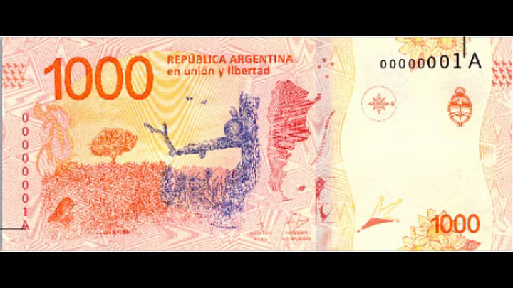 अर्जेंटीना के केंद्रीय बैंक ने न तो ऐसी कोई घोषणा की है और न ही उसकी वेबसाइट पर ऐसी कोई फोटो मिली.