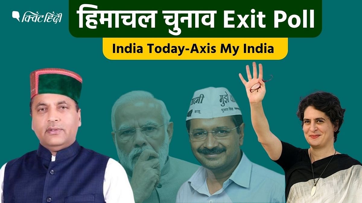 Himachal India Today-Axis Exit Poll में पलटी बाजी, कांग्रेस को BJP से अधिक सीटें