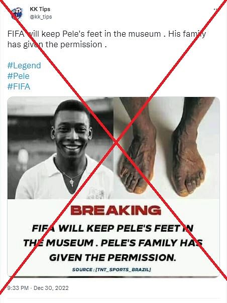 न तो ऐसी कोई रिपोर्ट है और न ही FIFA ने ऐसी कोई घोषणा की है.
