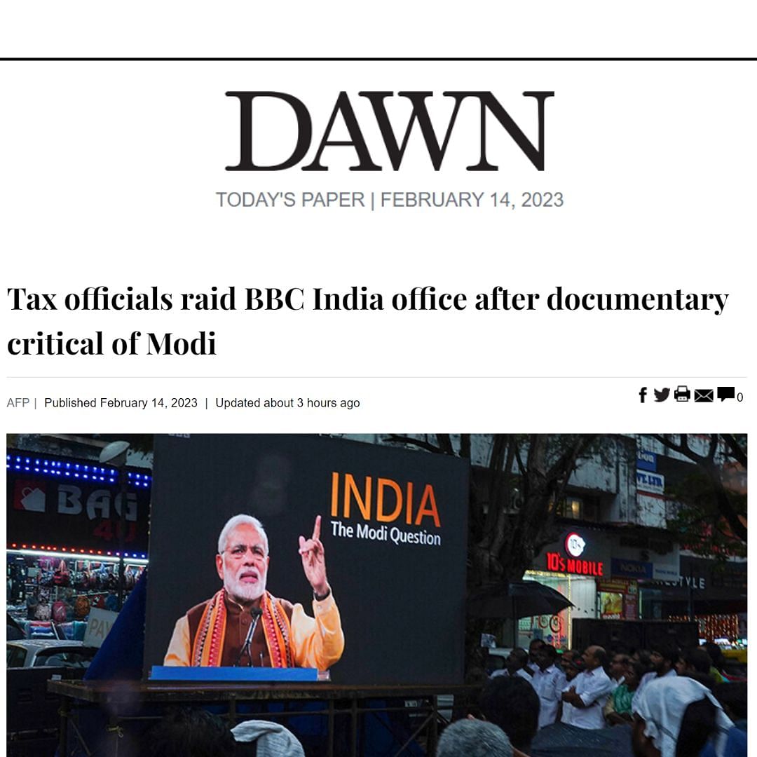 BBC ने Income Tax Survey पर लिखा- "भारत में सरकार की आलोचना करने वाले संगठनों को निशाना बनाना कोई असामान्य नहीं है"