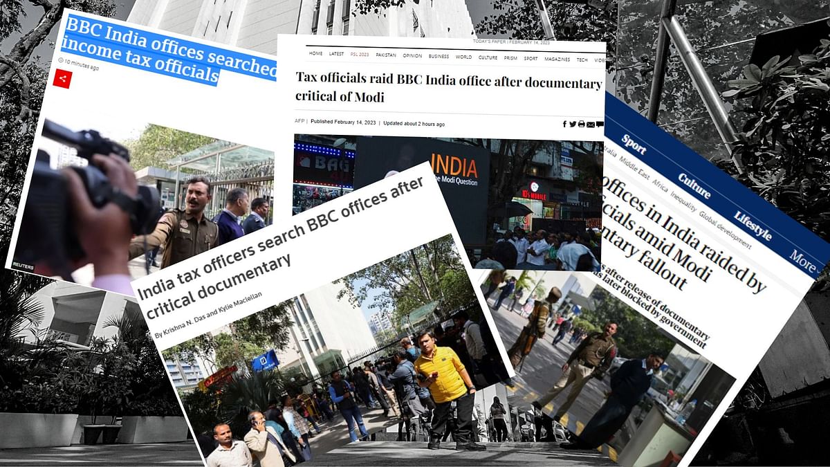 BBC इंडिया पर आयकर विभाग के एक्शन को लेकर इंटरनेशनल मीडिया ने क्या लिखा?