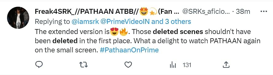 Pathaan releases on OTT: पठान का क्रेज देखते हुए 3 महीने के अंदर फिल्म ओटीटी पर डिलीटेड सीन के साथ रिलीज हुई.
