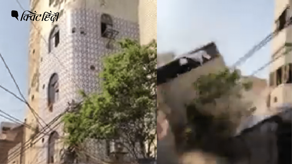 दिल्ली: विजय पार्क में भरभराकर ढही 5 मंजिला इमारत, घटना का वीडियो वायरल
