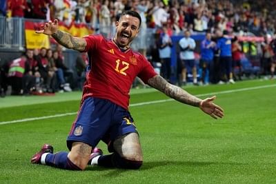 <div class="paragraphs"><p>EURO 2024 क्वालीफायर्स : स्पेन ने नॉर्वे को हराया, वेल्स ने क्रोएशिया को रोका</p></div>