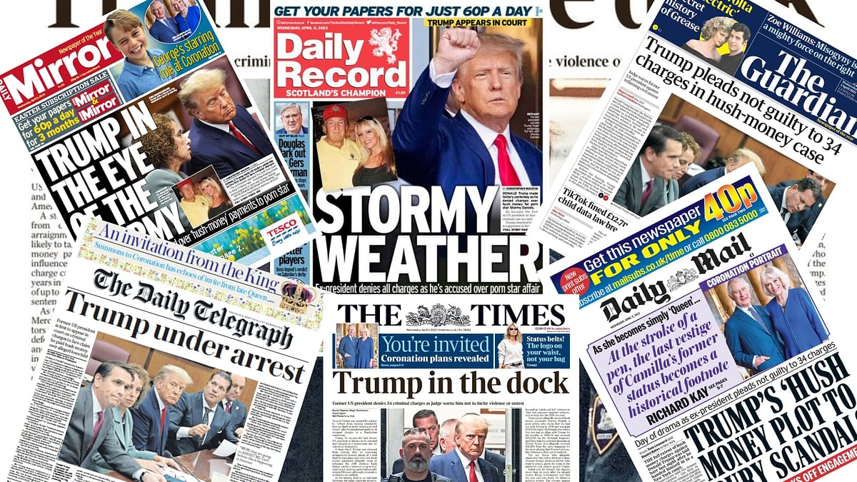 'ट्रंप अंडर अरेस्ट': Donald Trump पर दुनिया भर के अखबारों की सुर्खियां