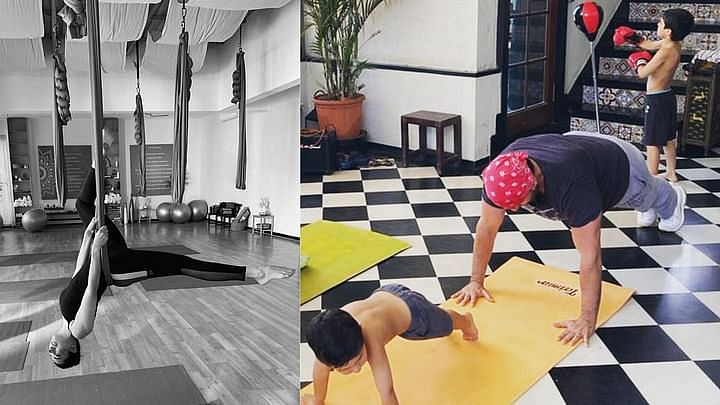 International Yoga Day: करीना,शिल्पा से मलाइका तक- तस्वीरों में सेलेब्स के 'आसन'