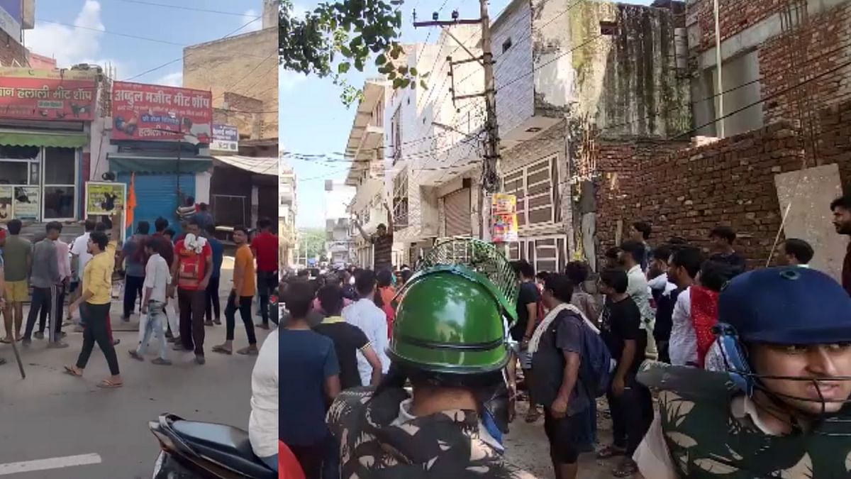 हरियाणा हिंसा: बादशाहपुर में भीड़ ने दुकान से कूलर-कपड़े लूटे, धार्मिक नारे लगाए