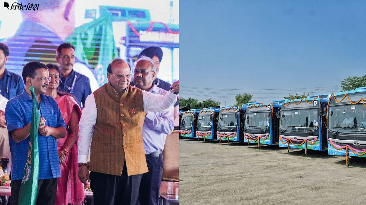Delhi को 400 नई इलेक्ट्रिक बस मिलीं, CM केजरीवाल बोले- 2 साल में 8,000 का लक्ष्य