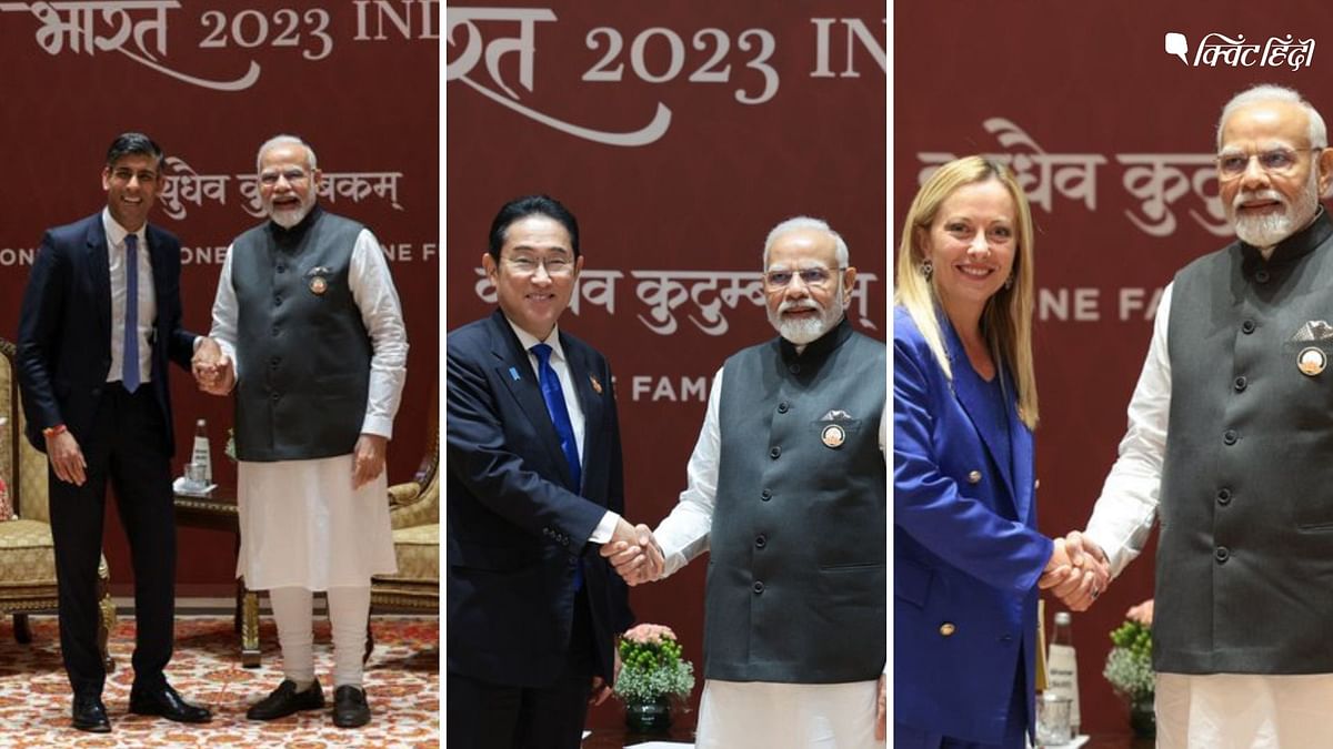 G20 Summit से इतर PM मोदी ने की ऋषि सुनक, जस्टिन ट्रूडो समेत 13 नेताओं से बातचीत