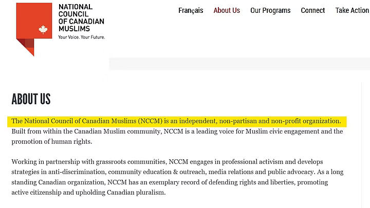 कनाडा में RSS को बैन करने की मांग करते एक संगठन के वीडियो को कनाडाई सरकार के ऐलान की तरह शेयर किया जा रहा है