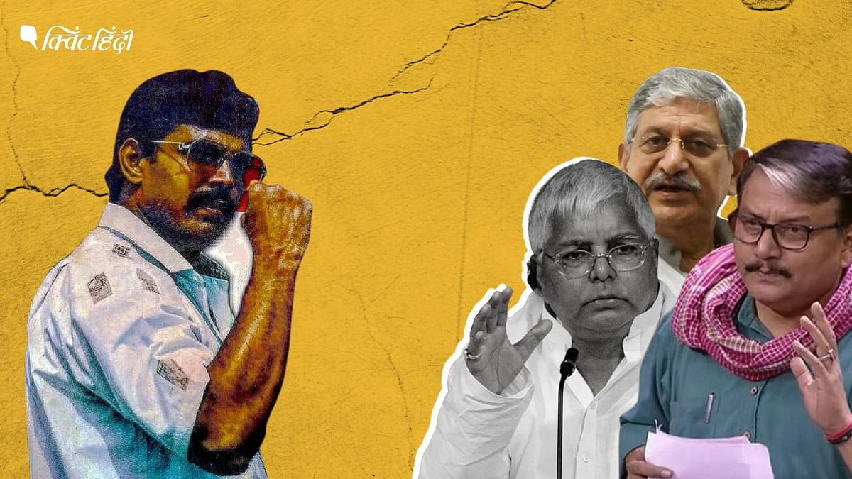 बिहार 'ठाकुर' विवाद: मनोज झा के समर्थन में JDU-RJD, आनंद मोहन पर क्या बोले लालू यादव?