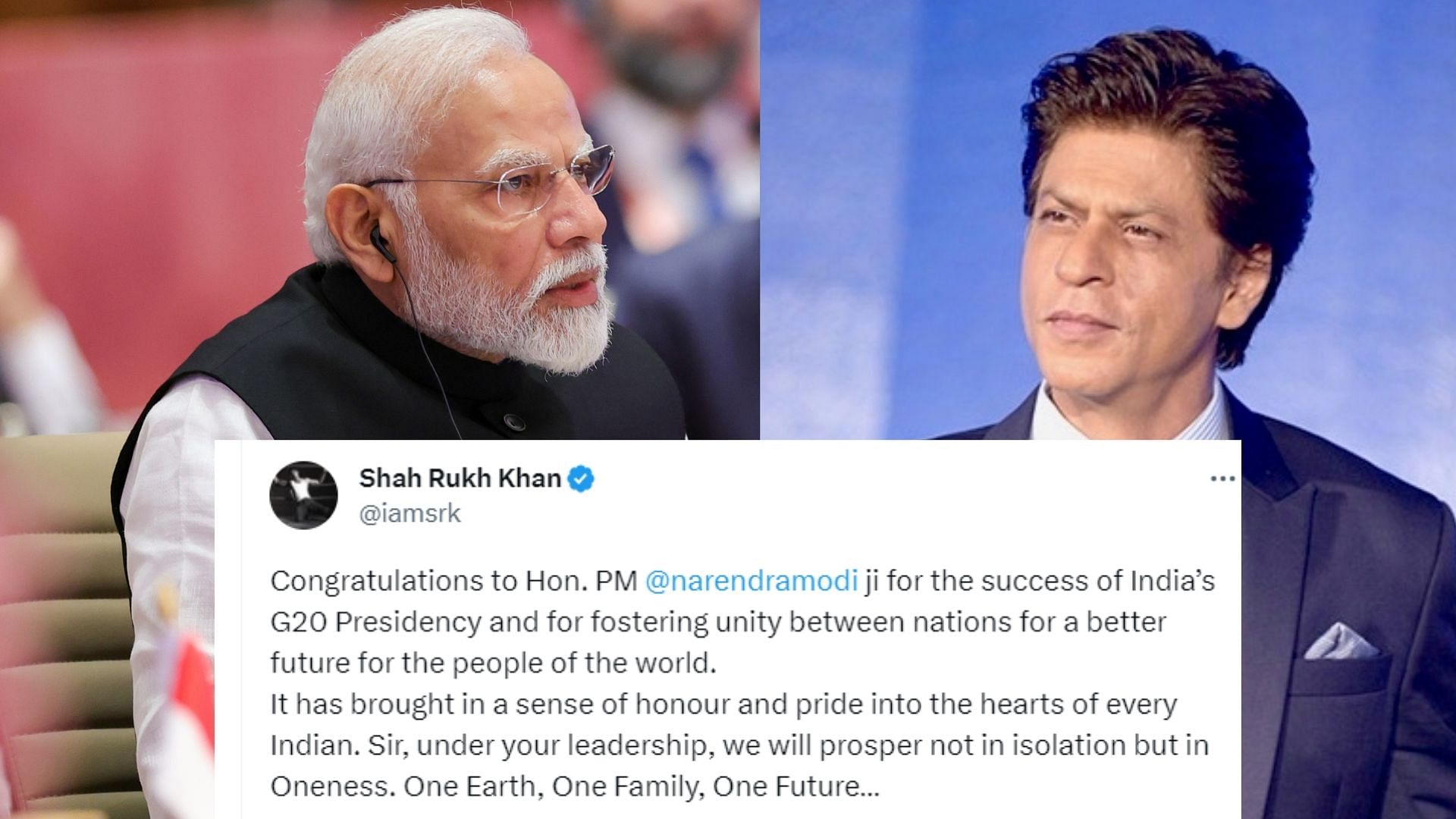 <div class="paragraphs"><p><strong>Shah Rukh Khan, PM Modi and G20 summit&nbsp;</strong></p></div>