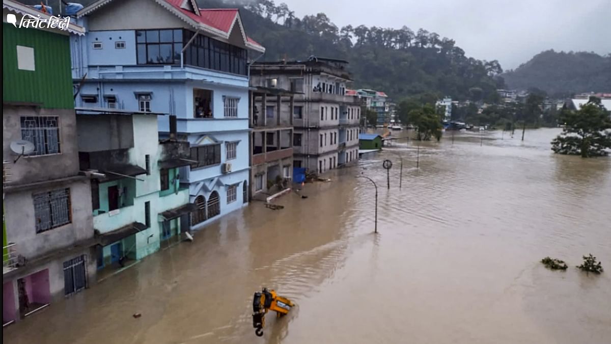 सिक्किम: बादल फटने से तबाही, तीस्ता नदी का जलस्तर बढ़ा, भारतीय सेना के 23 जवान लापता