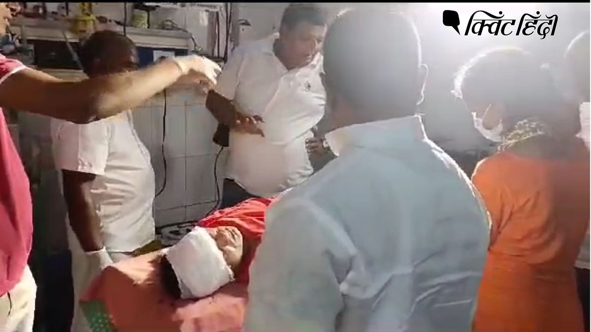 Bihar: JDU विधायक गोपाल मंडल अपनी पोती का सीटी स्कैन कराने अस्पताल पहुंचे थे.