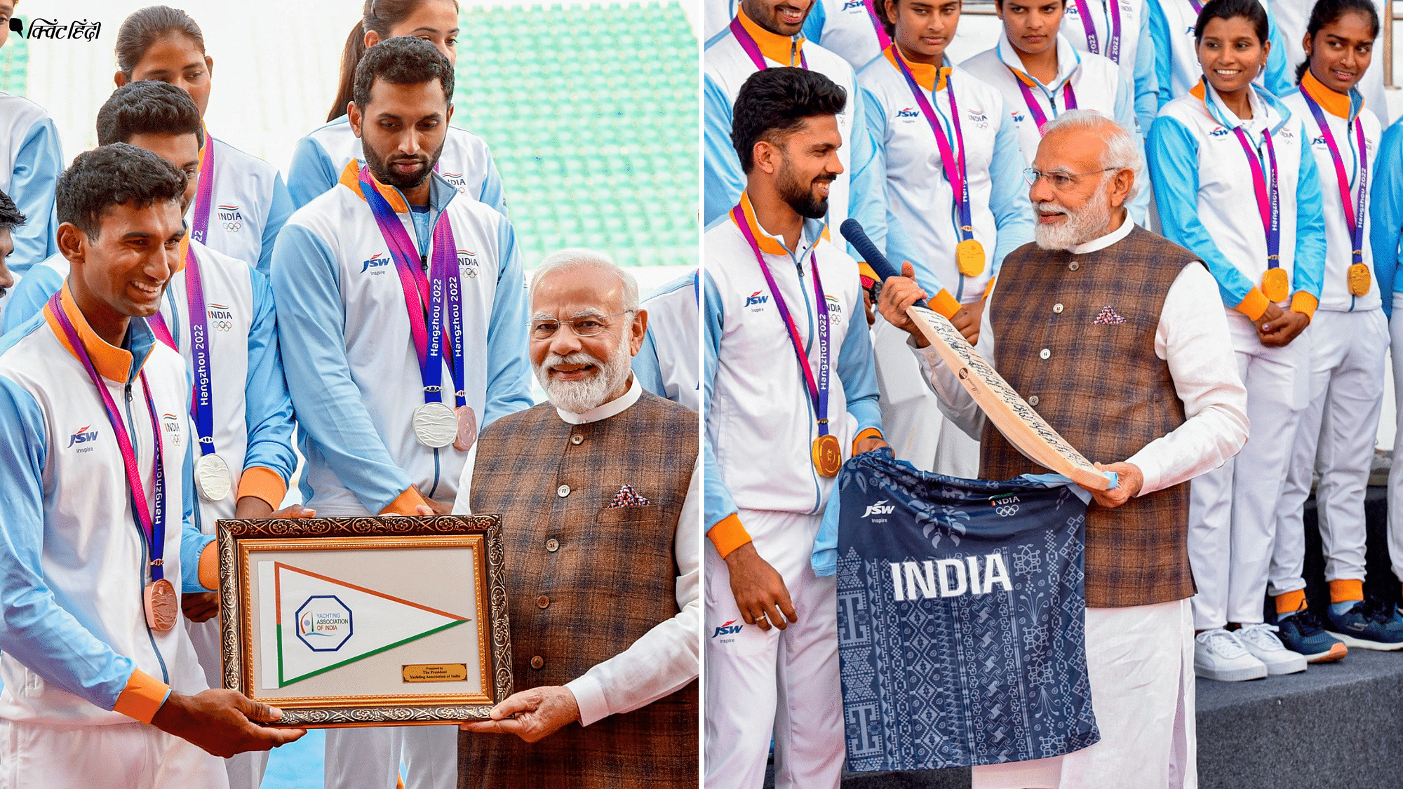 <div class="paragraphs"><p>Asian Games में भाग लेने वाले खिलाड़ियों से पीएम मोदी ने की मुलाकात देखें Photos</p></div>