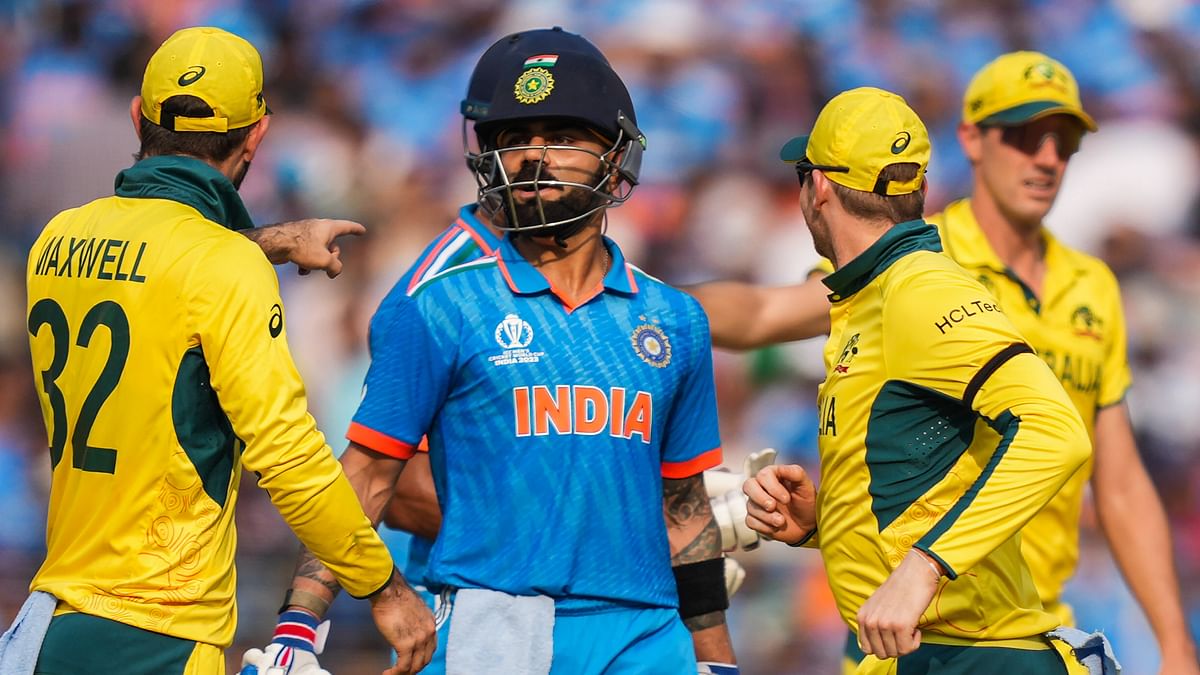 World Cup Final: रोहित की आतिशबाजी, विराट और राहुल का संघर्ष, भारतीय पारी की तस्वीरें