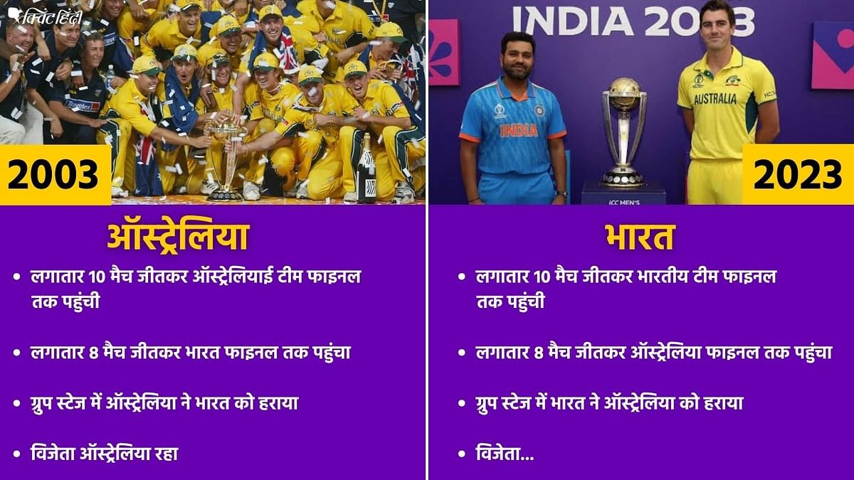World Cup Final Match Preview: भारत-ऑस्ट्रेलिया की संभावित प्लेइंग 11 से लेकर पिच रिपोर्ट और क्या कहते हैं आंकड़े?