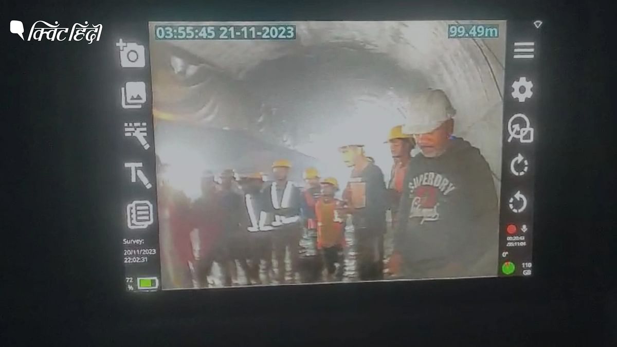 Uttarkashi Tunnel Collapse: किस हाल में मजदूर, CCTV में पहली बार तस्वीर आई सामने
