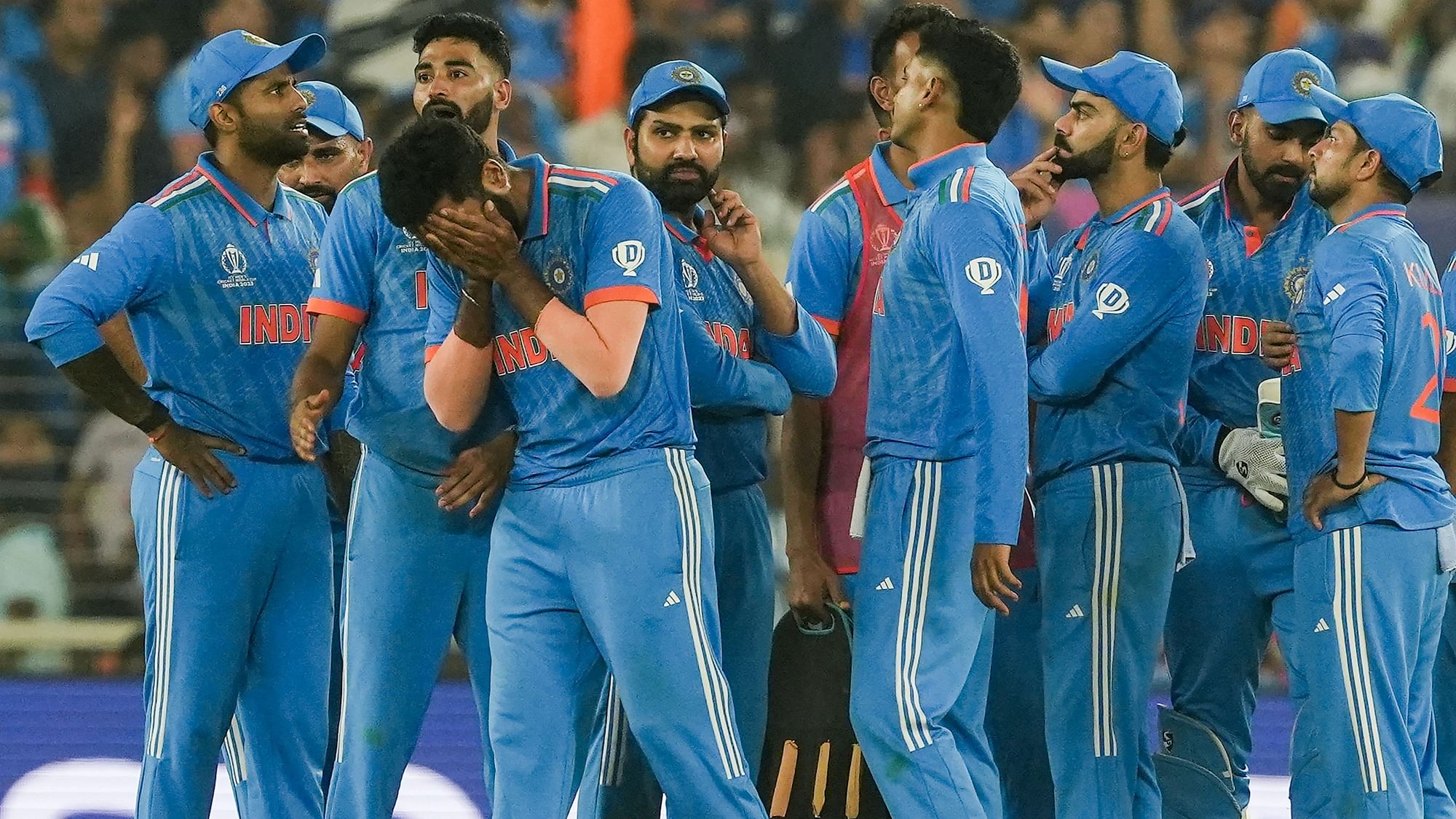 <div class="paragraphs"><p>World Cup Final: विश्व कप में भारत की हार, ऑस्ट्रेलिया ने जीता छठा वर्ल्ड कप फाइनल</p></div>