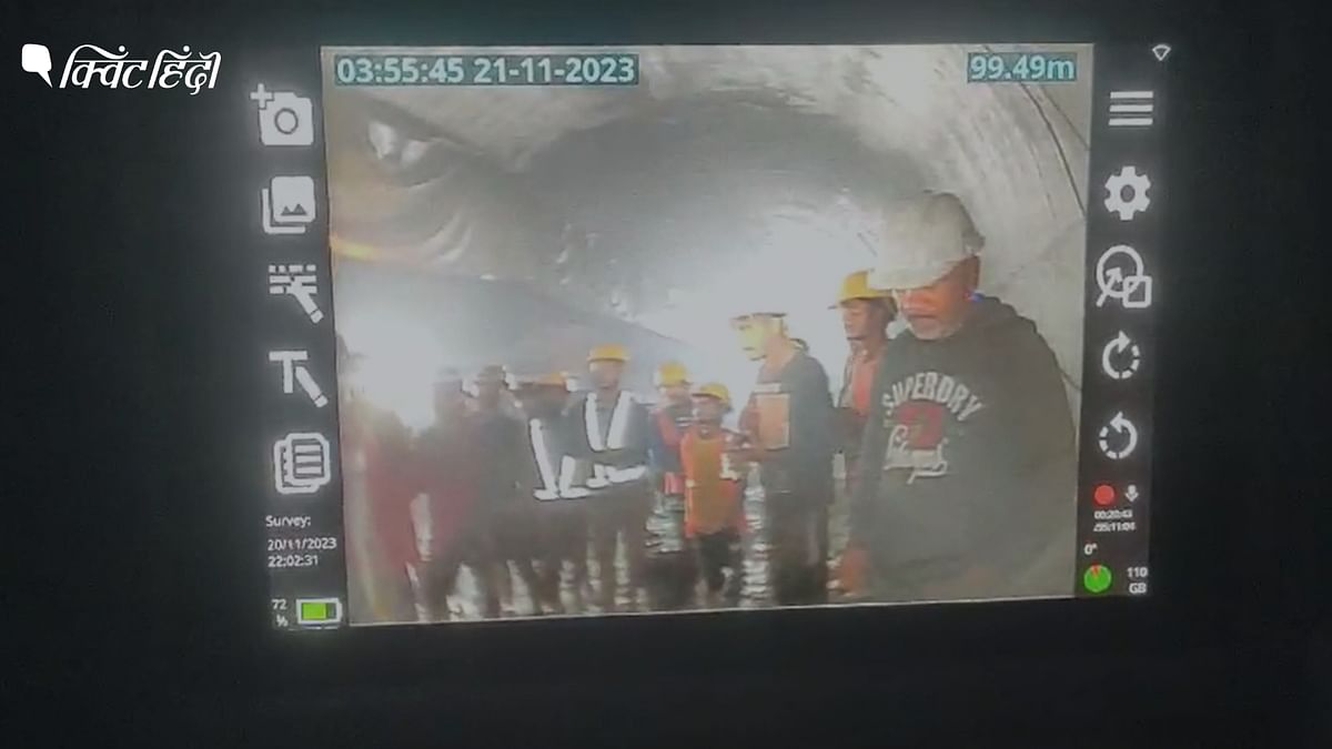 21 नवंबर को एंडोस्कोपिक कैमरा पाइप के दूसरे छोर पर पहुंचा, जिसने श्रमिकों के साथ पहला दृश्य संपर्क स्थापित किया.