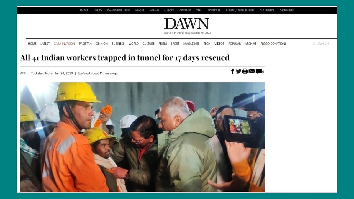 Uttarkashi Tunnel Rescue: द न्यूयॉर्क टाइम्स, द गार्जियन, डॉन समेत विदेशी मीडिया ने भारत के उत्तराखंड में सुरंग में फंसे मजदूरों के सफल रेस्क्यू ऑपरेशन पर क्या कहा?