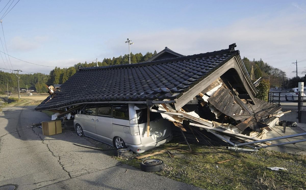 Japan: राष्ट्रीय भूकंप विज्ञान केंद्र के अनुसार, 7.5 तीव्रता का भूकंप होंशू के मुख्य द्वीप पर इशिकावा प्रांत में आया