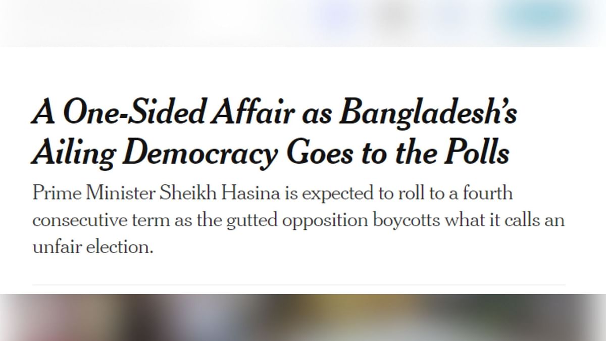 Bangladesh का प्रमुख विपक्षी दल बांग्लादेश नेशनलिस्ट पार्टी ने चुनावों का बहिष्कार किया है.