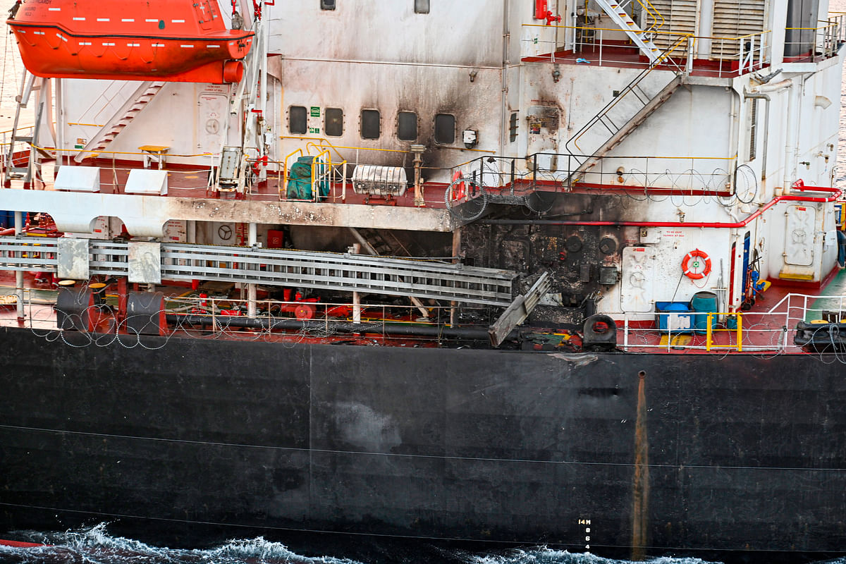 Cargo Ship Drone Attack: मालवाहक जहाज पर नौ भारतीयों सहित 22 लोग सवार थे.
