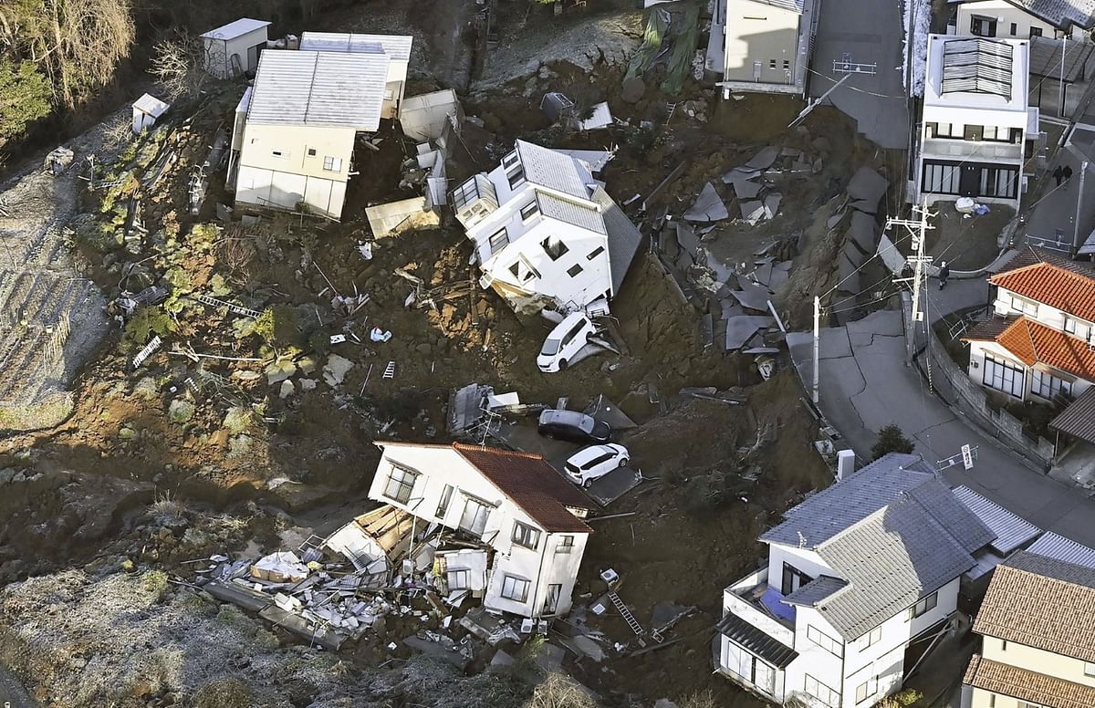 Japan: राष्ट्रीय भूकंप विज्ञान केंद्र के अनुसार, 7.5 तीव्रता का भूकंप होंशू के मुख्य द्वीप पर इशिकावा प्रांत में आया