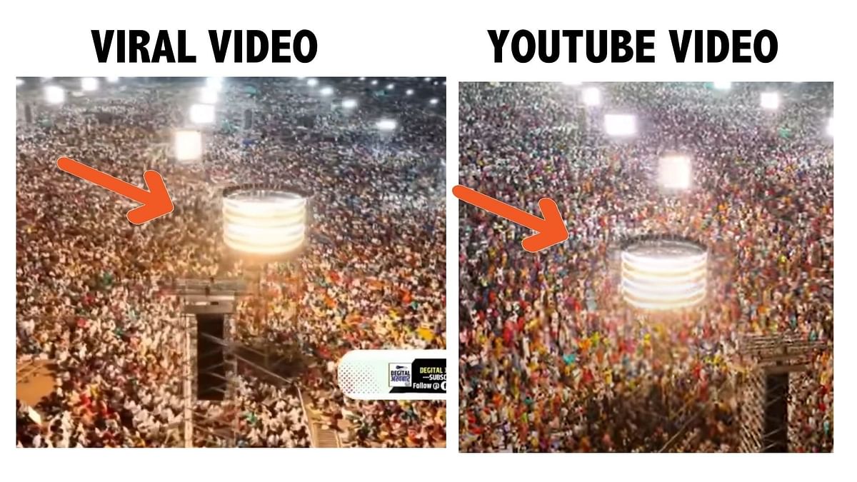 यह वीडियो इस साल मार्च से ही इंटरनेट पर है, राहुल की रैली से इसका कोई संबंध नहीं 