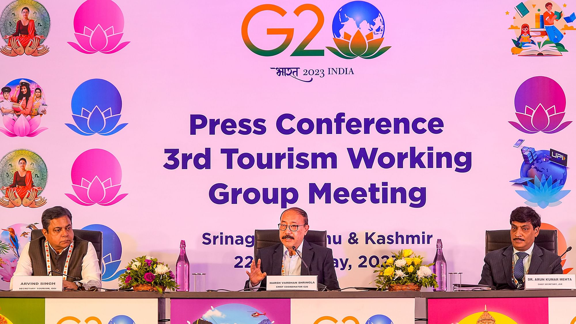 G20 Meeting in Srinagarश्रीनगर में आज से G20 की बैठक, चीन का शामिल होने से इनकार G20 meeting in