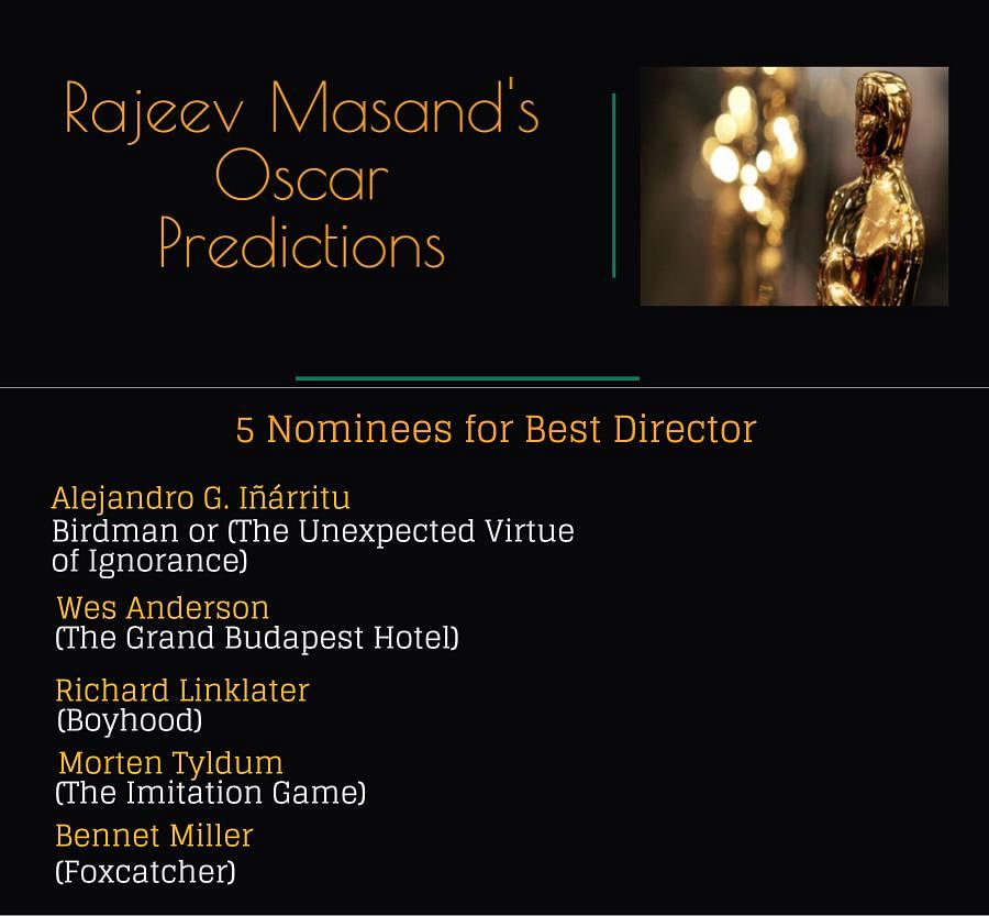 Rajeev Masand picks his favourites for Oscar 2015