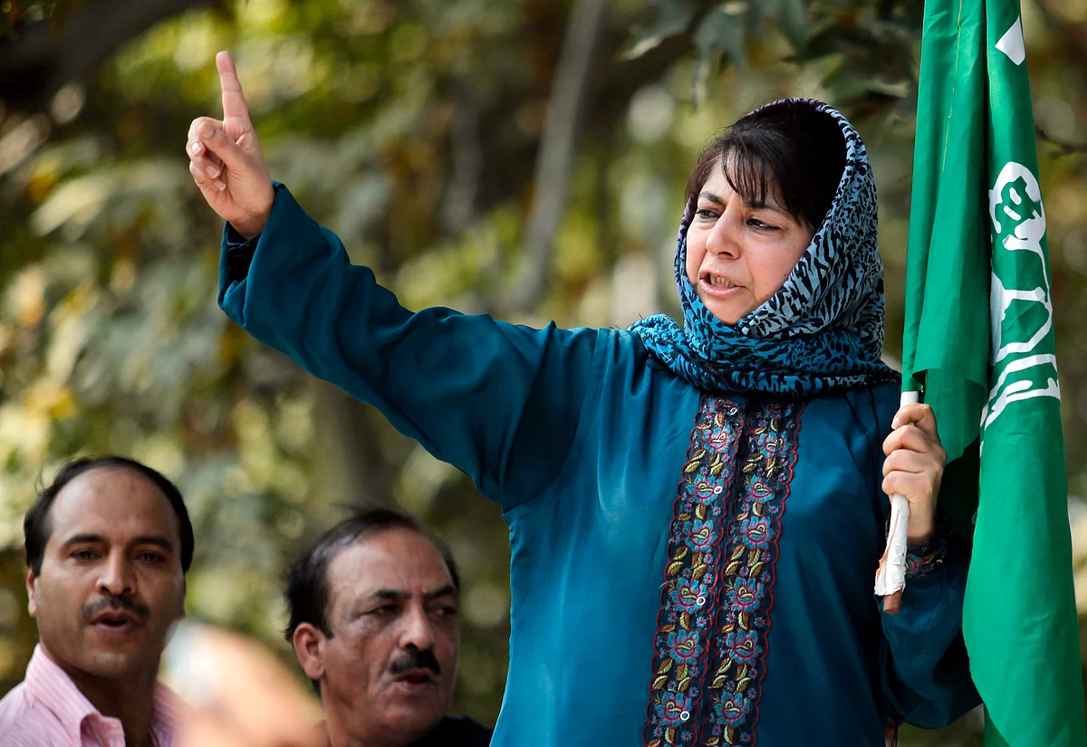 PDP President Mehbooba Mufti. (Photo: Reuters)